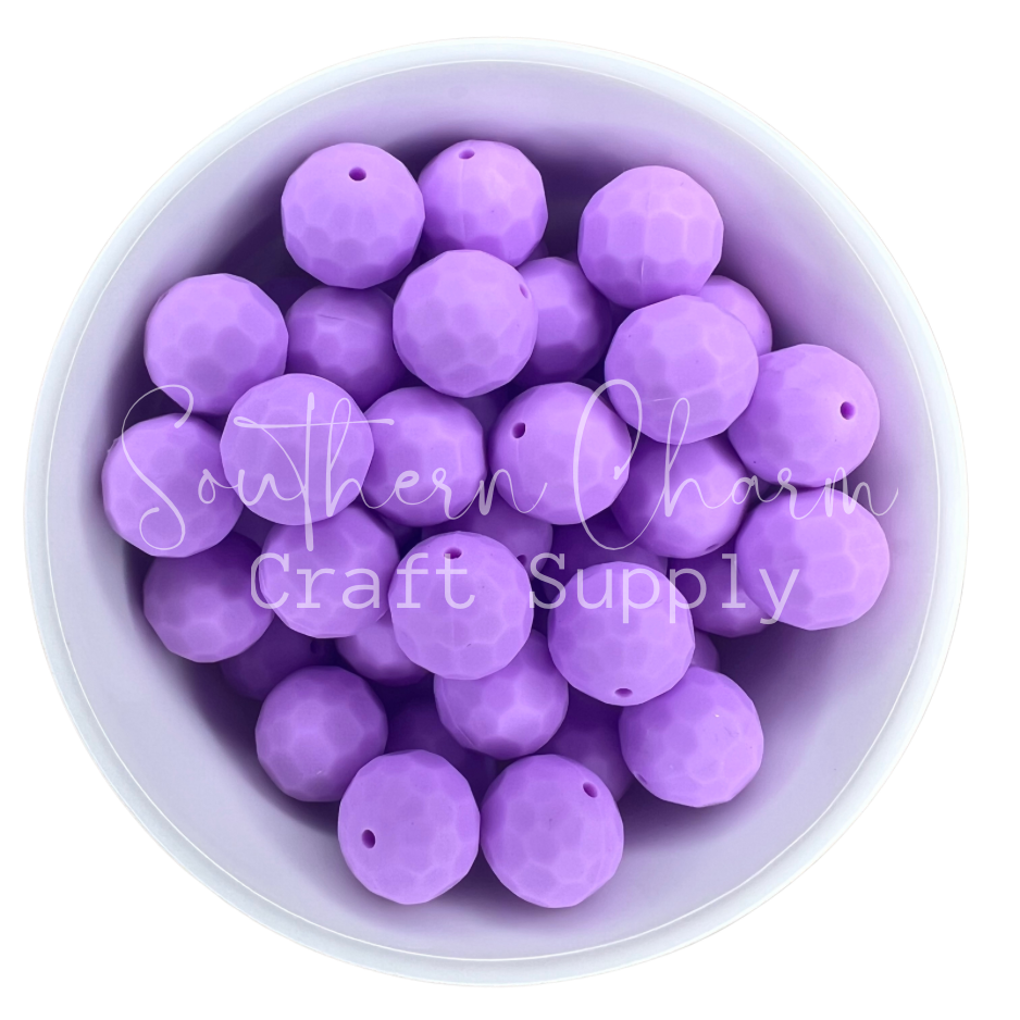 16mm Lavander Faceted Bead