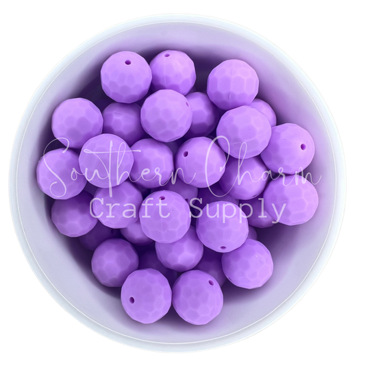 16mm Lavander Faceted Bead