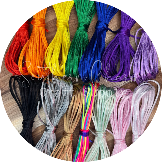 1.5mm Nylon String- Assorted Color Options